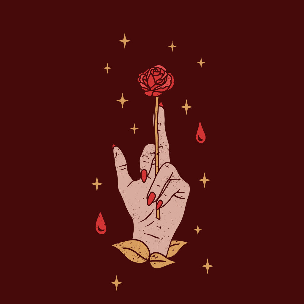 Hand & Roses