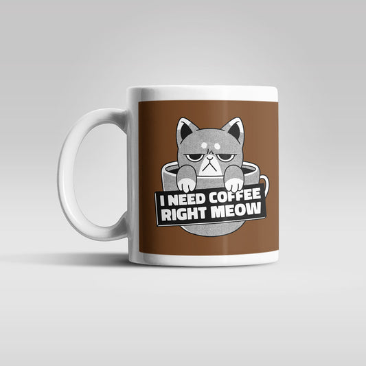 Need Coffee Right Meow